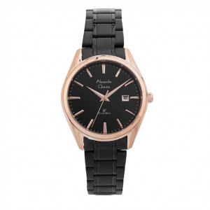 Alexandre Christie AC 8681 Rosegold Black Lady LDBBRBA